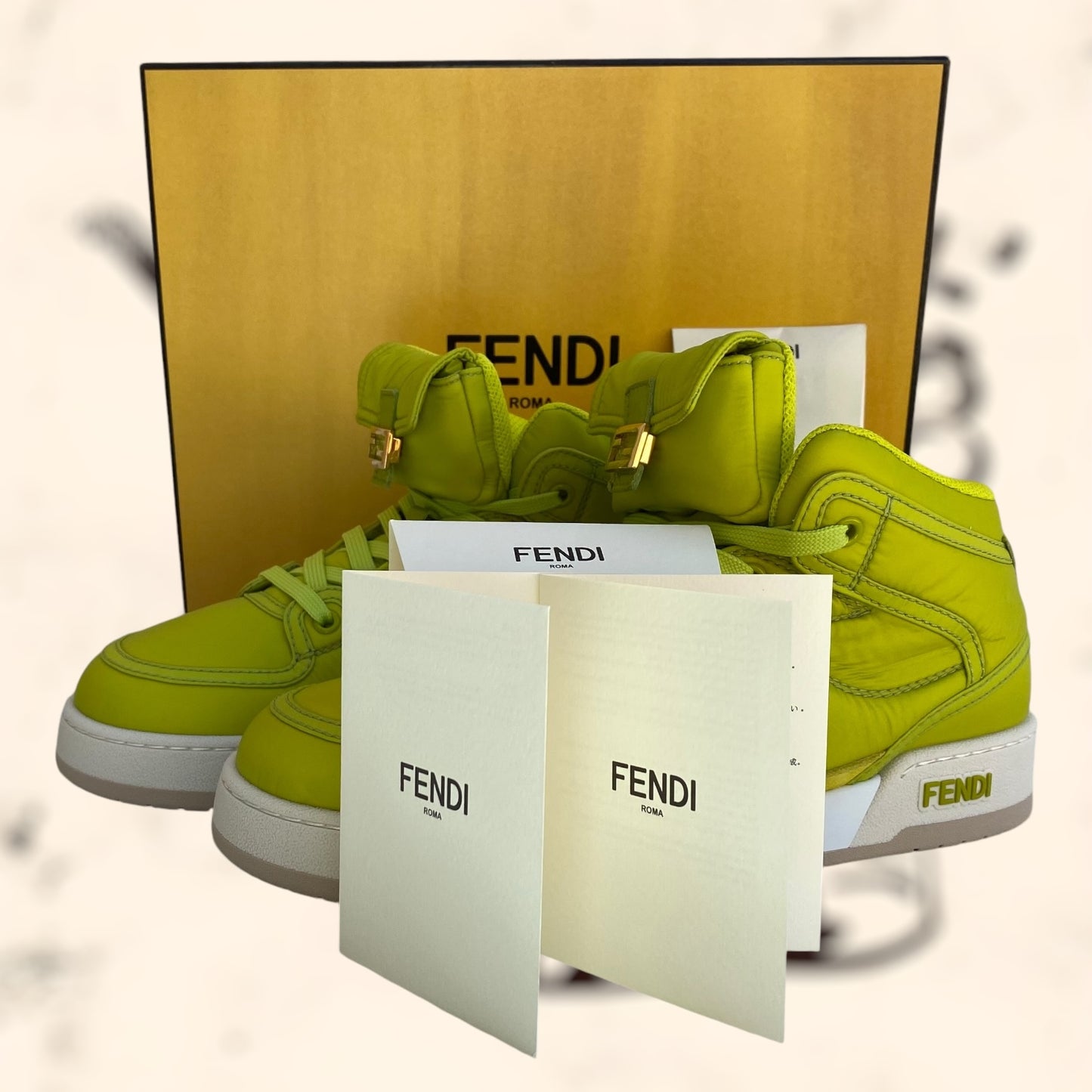 Zapatillas Fendi Nylon Math High “Nuevas”