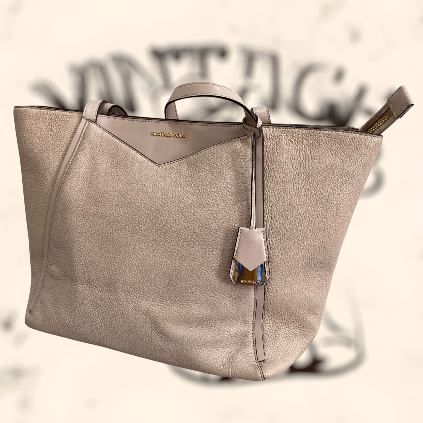 Bolso Michael Kors rosa de piel vintage
