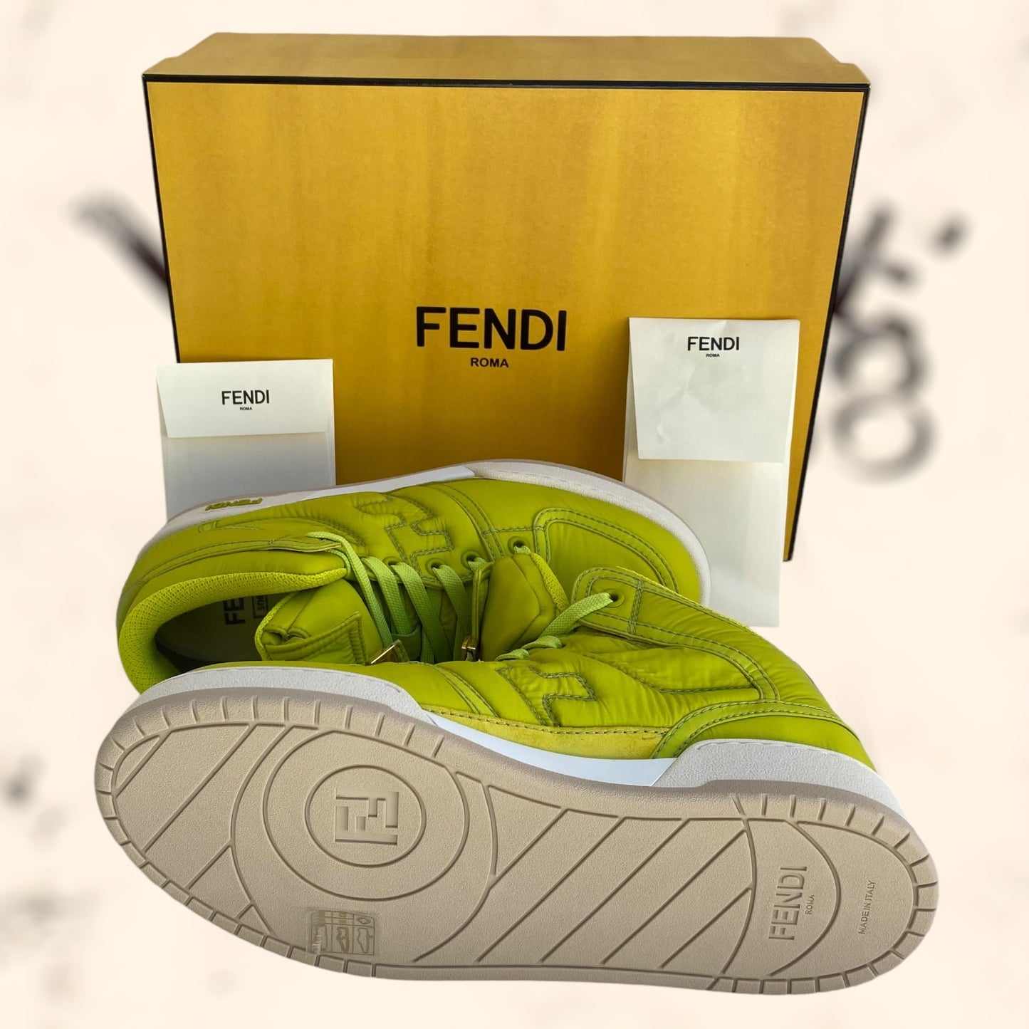 Zapatillas Fendi Nylon Math High “Nuevas”