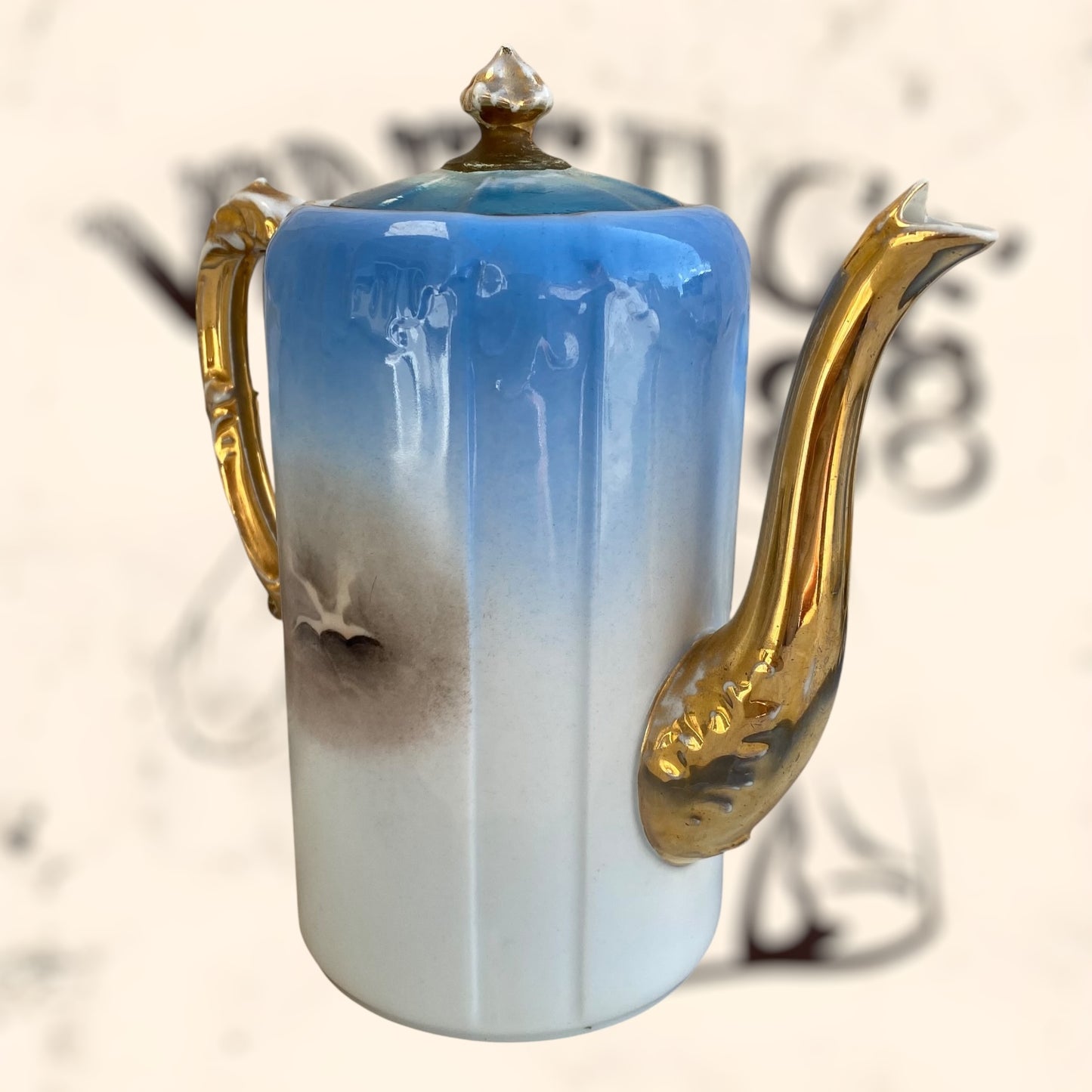 Juego de Té de porcelana Limoges (Albert Pillivuyt) S. XIX