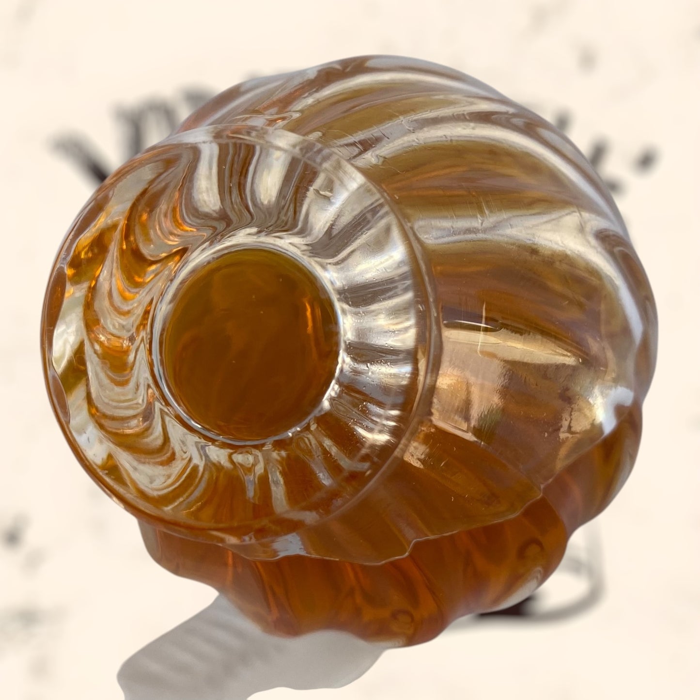 Frasco de perfume L’ Air Temp de Nina Ricci diseñado por Marc Lalique antiguo