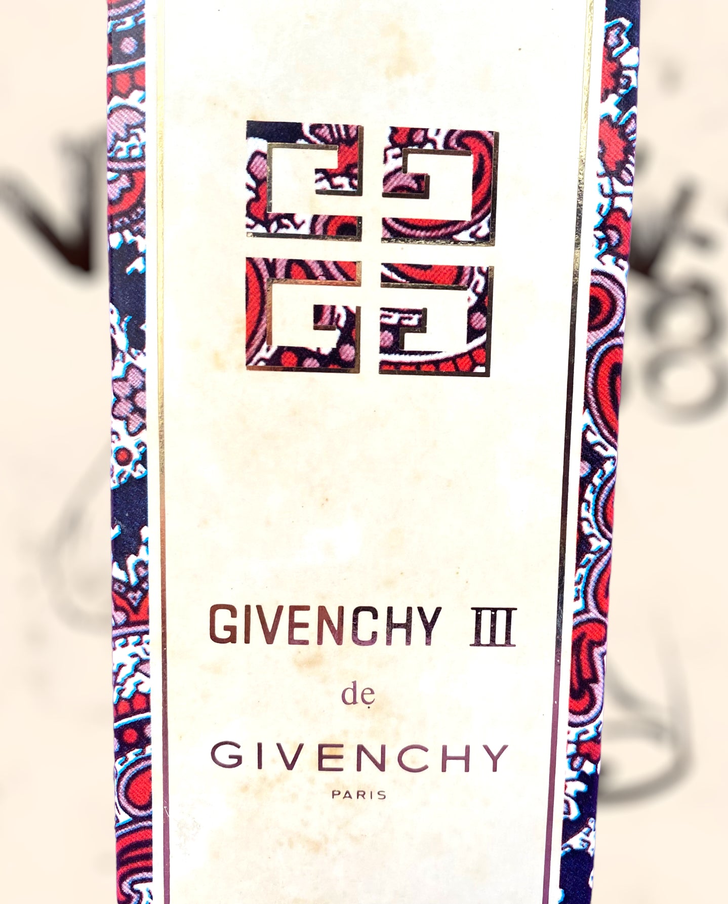 Perfume Givenchy III Paris 100ml antiguo