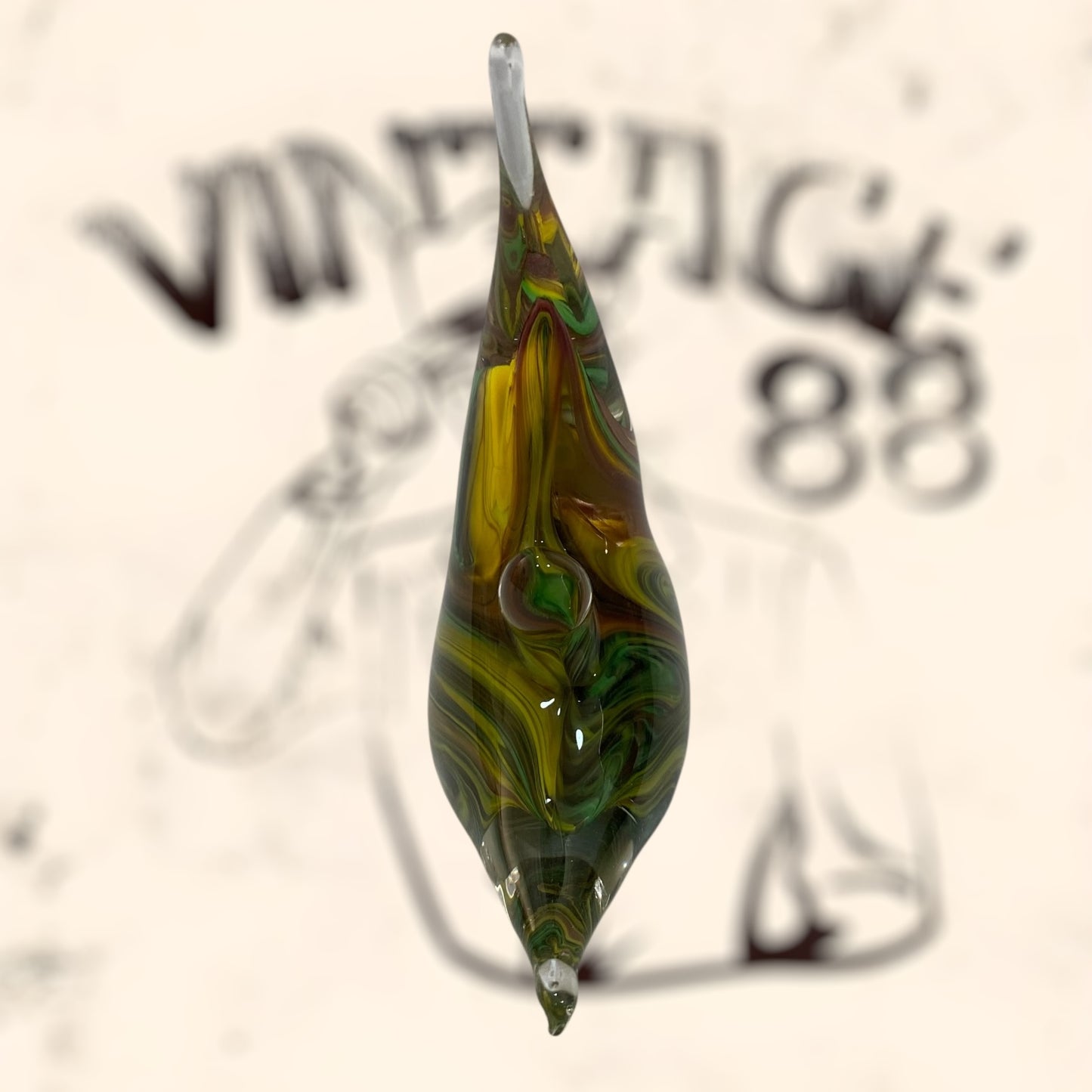 Pez de cristal Murano firmado