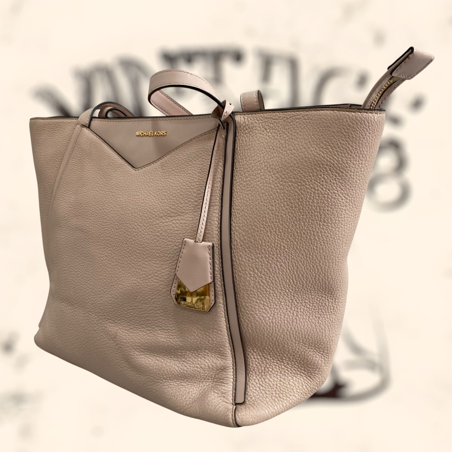 Bolso Michael Kors rosa de piel vintage