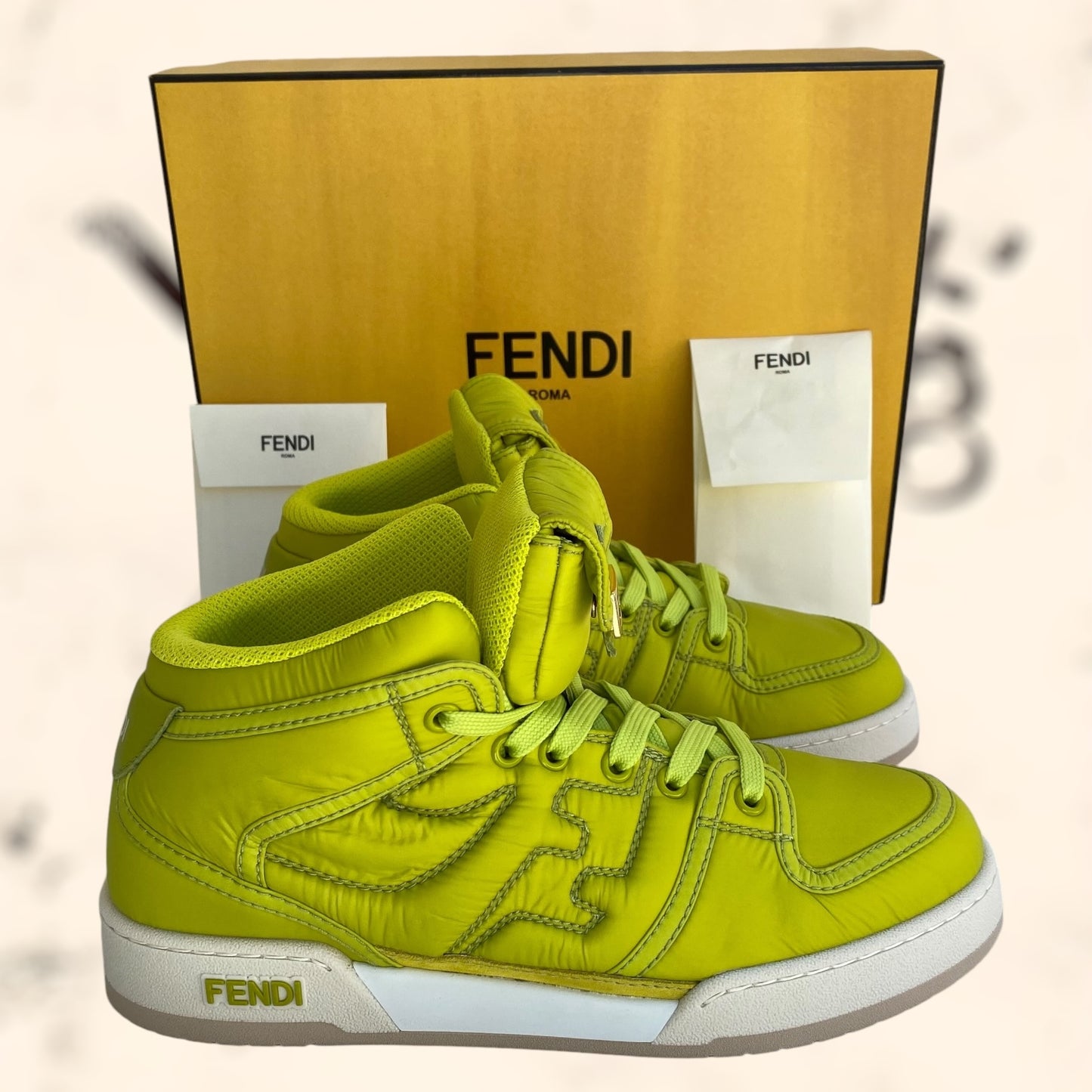 Zapatillas Fendi Nylon Math High “Nuevas”