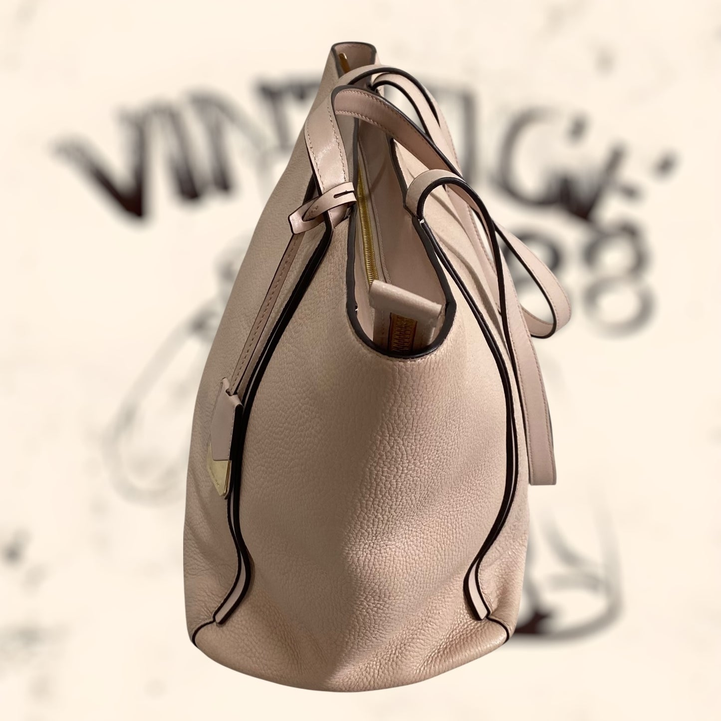 Bolso Michael Kors rosa de piel vintage