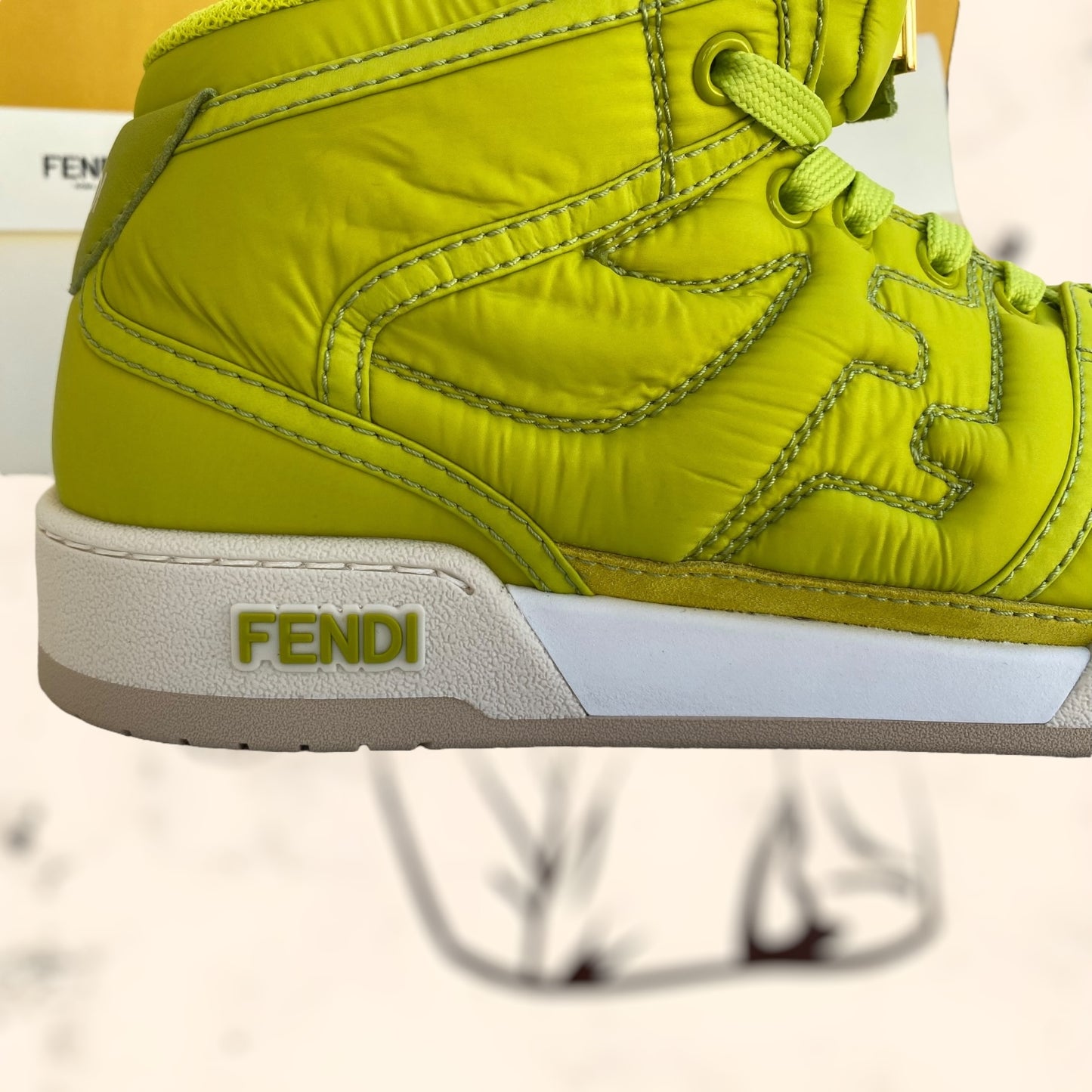 Zapatillas Fendi Nylon Math High “Nuevas”