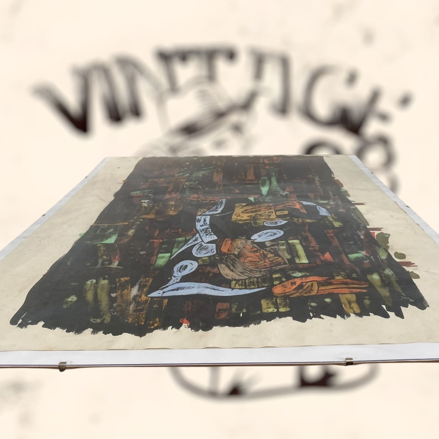 Pintura abstracta de Tino Calabuig