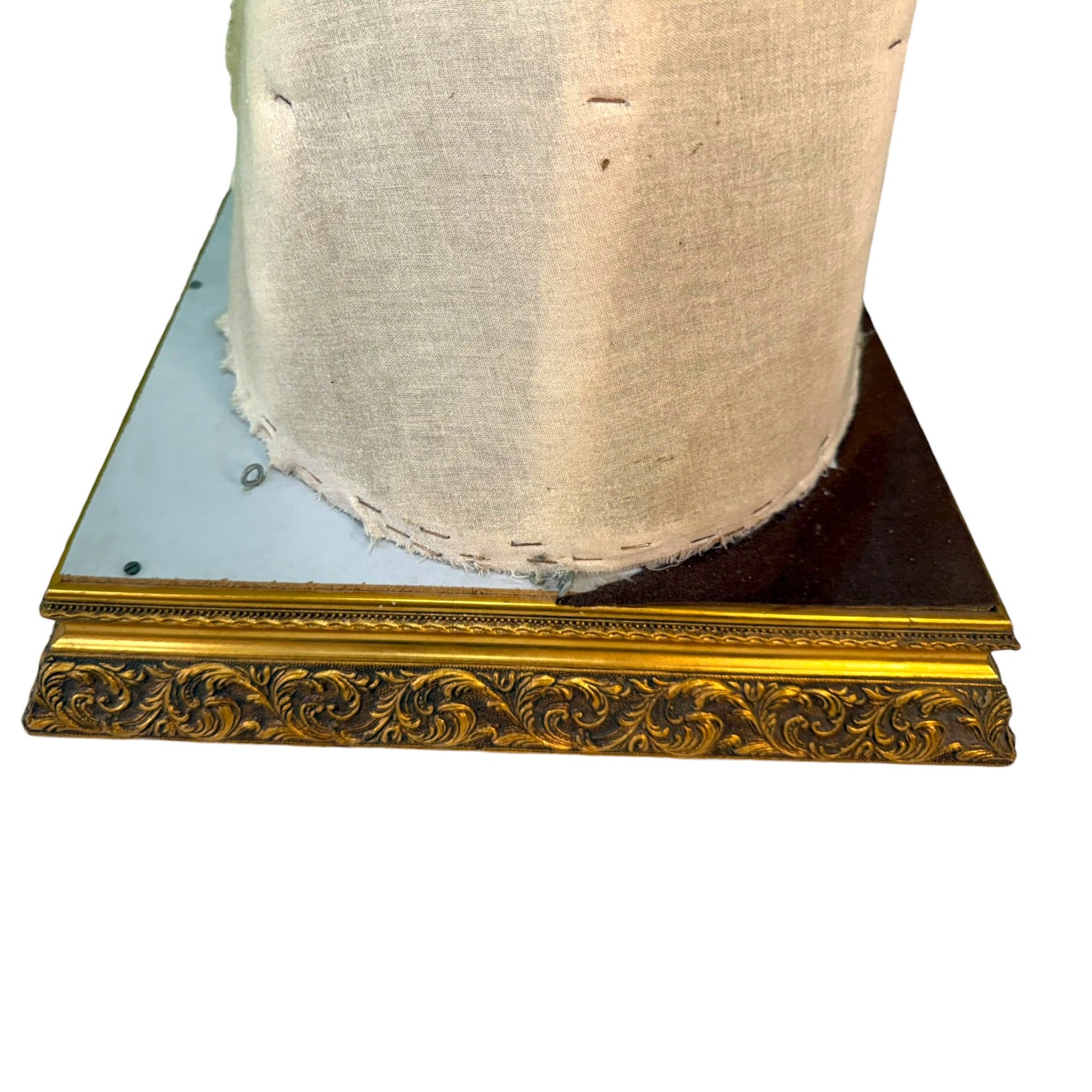 Virgen de vestir policromada de E. G. Francés de gran tamaño