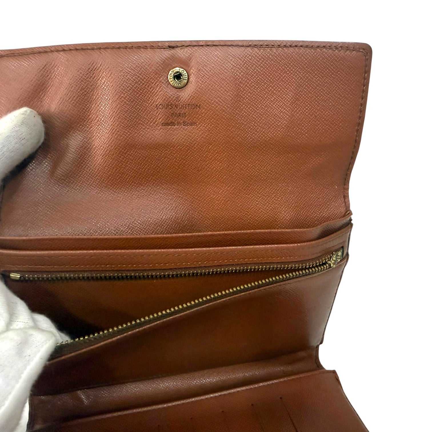 Cartera Louis Vuitton original de piel vintage