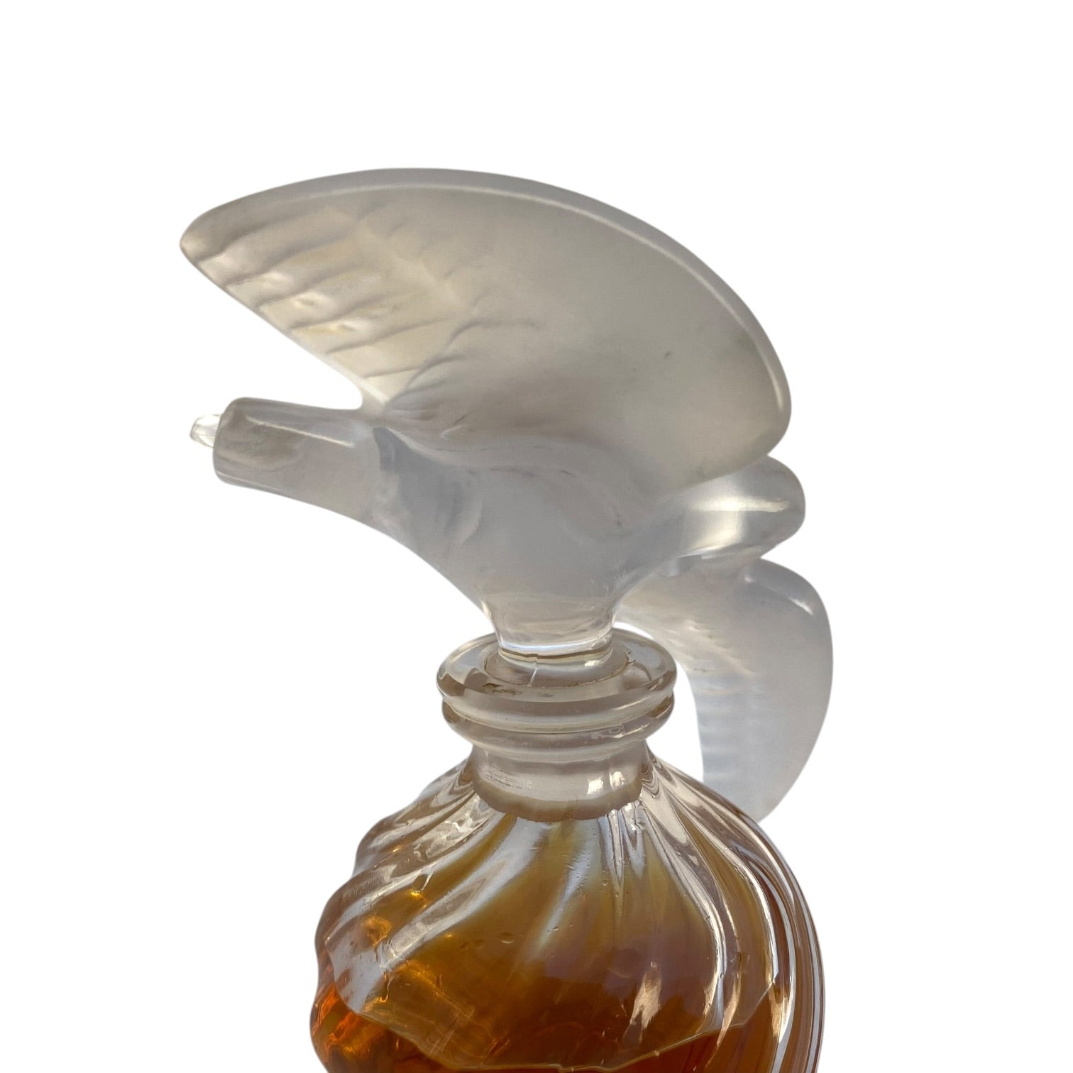 Frasco de perfume L’ Air Temp de Nina Ricci diseñado por Marc Lalique de 1948
