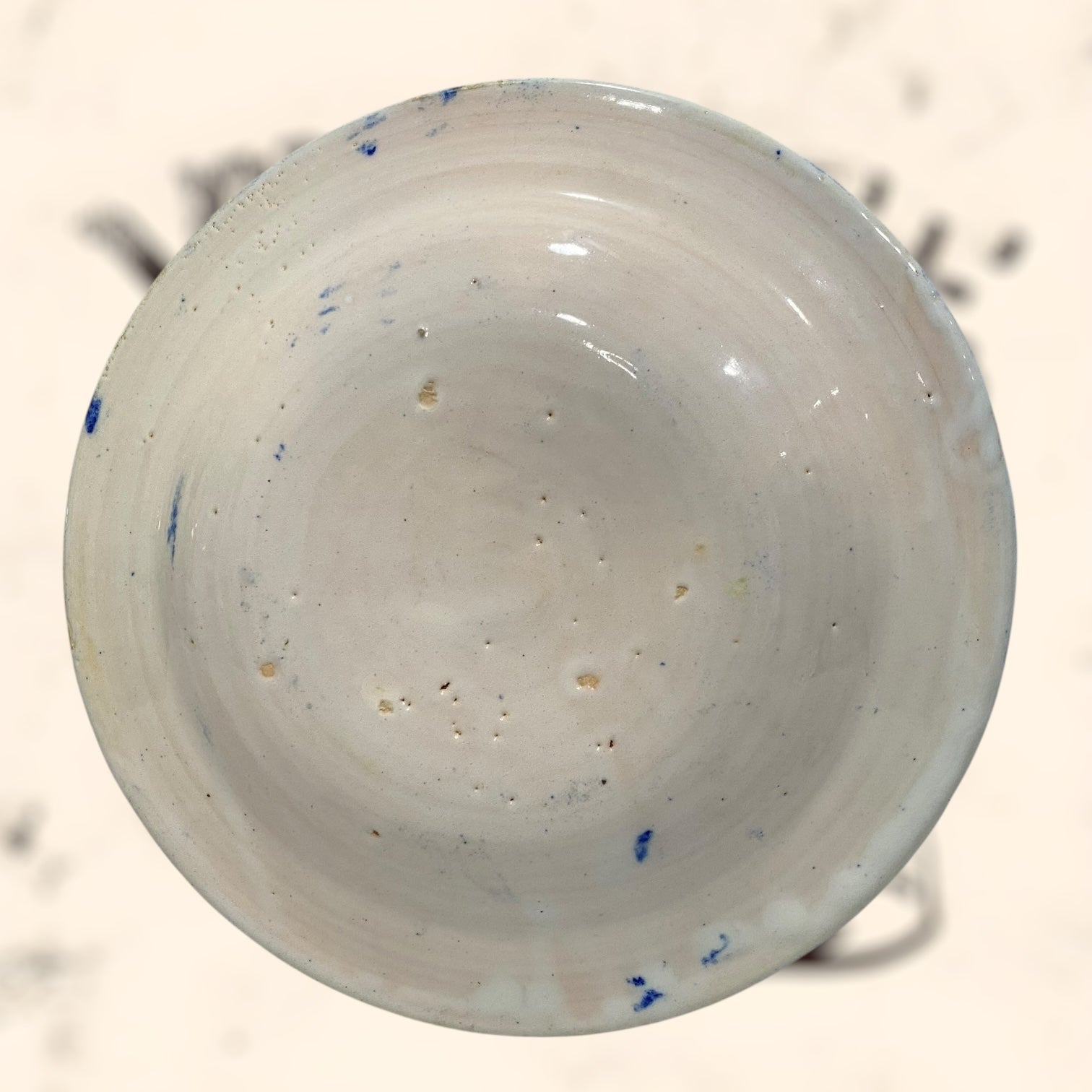 Plato de cerámica de Manises antiguo