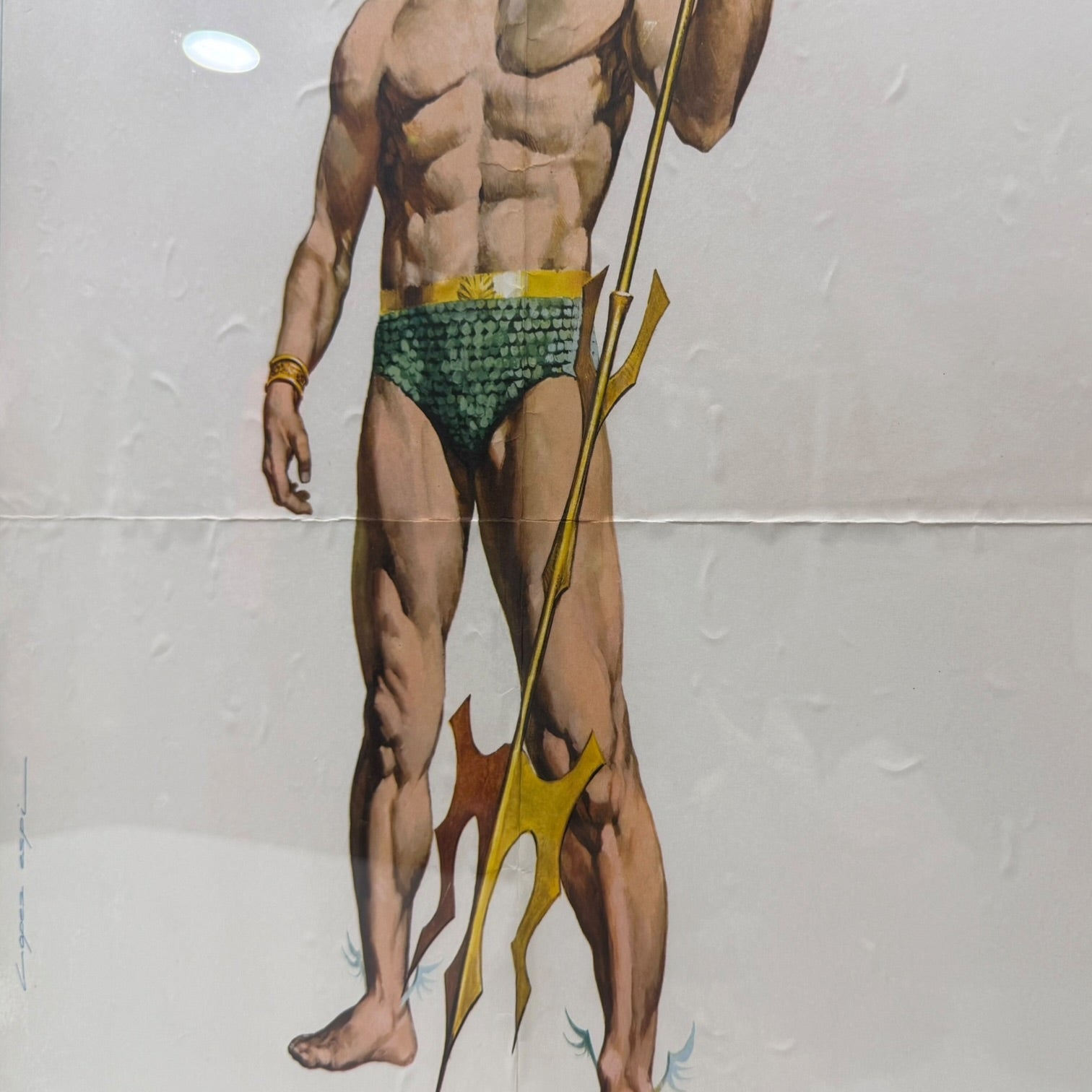 Póster del personaje Namor de Marvel de Rafael López Espí 1972