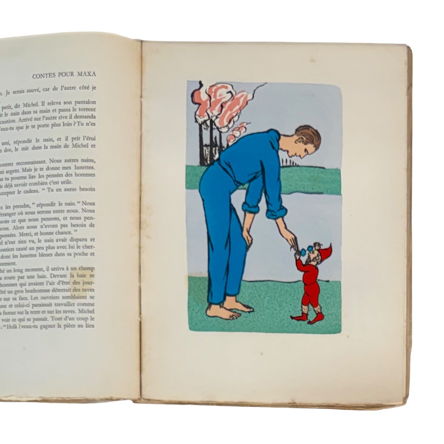 Libro Contes pour Maxa del año 1929