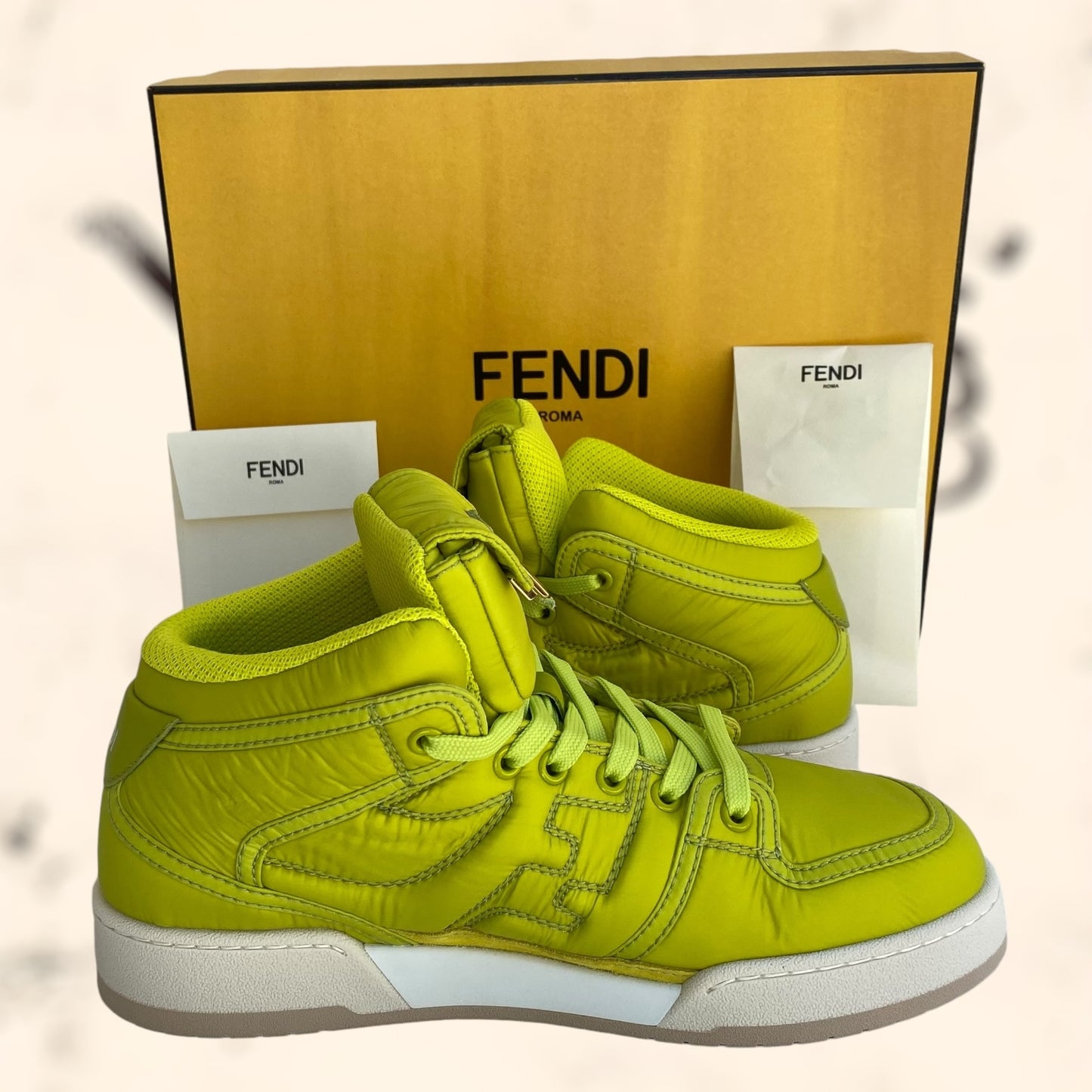 Zapatillas Fendi Nylon Math High “Nuevas”