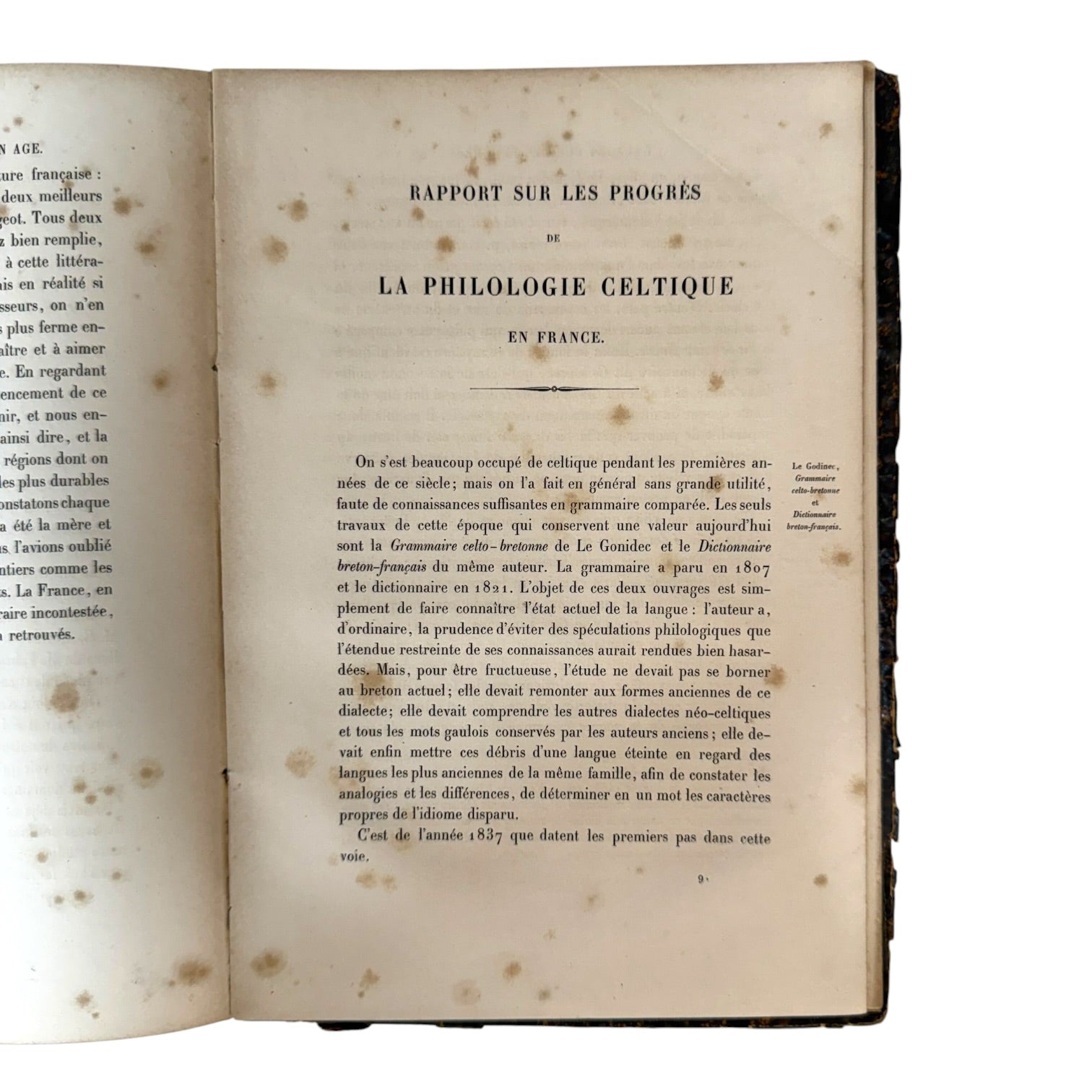 Libro Recueil de Rapports Francés de 1868