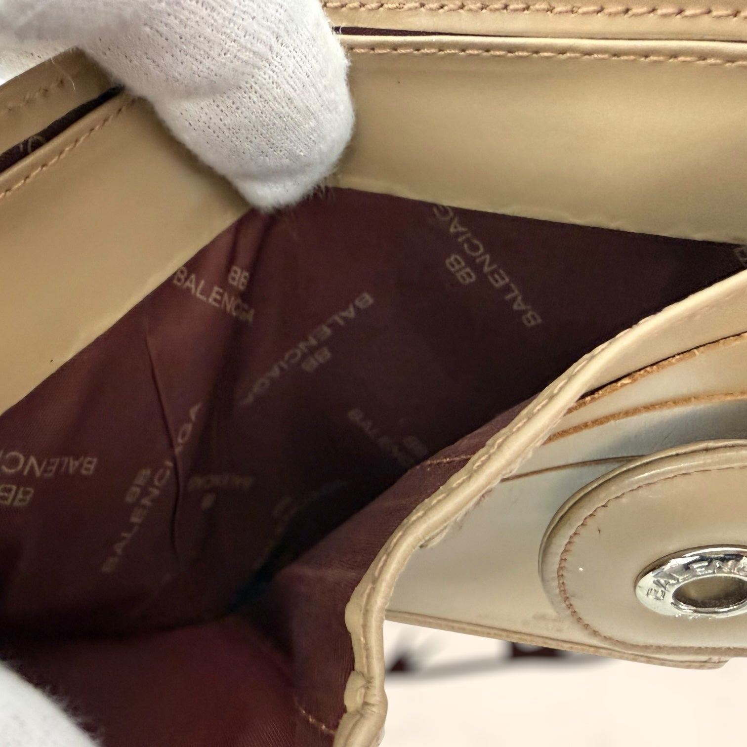 Cartera Balenciaga de piel vintage