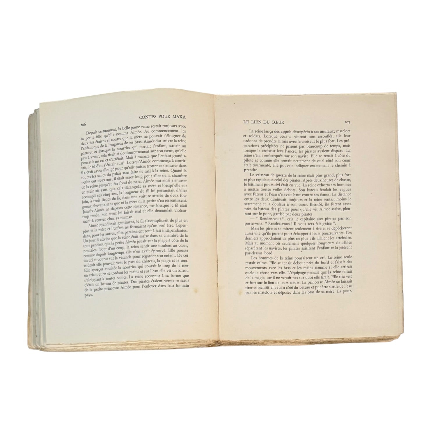 Libro Contes pour Maxa del año 1929