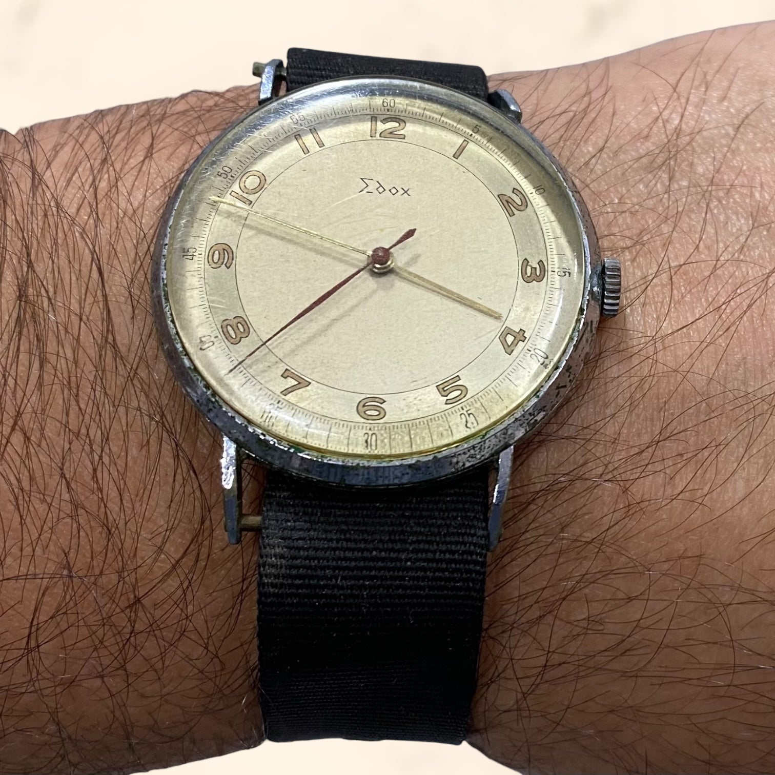 Reloj Edox Suizo de cuerda antiguo