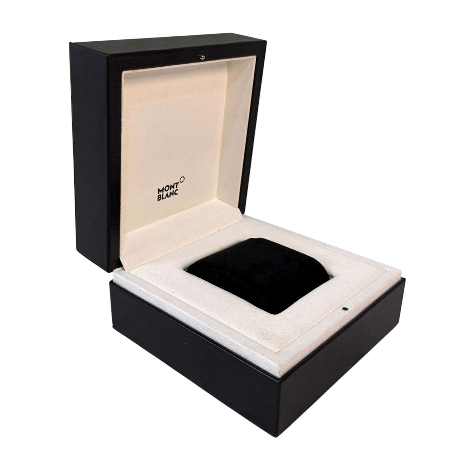 Set de Presentación Montblanc: Caja de Reloj, Estuche de Piel y documentos Meisterstück