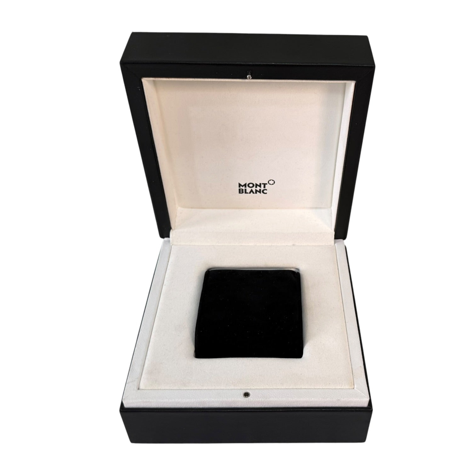 Set de Presentación Montblanc: Caja de Reloj, Estuche de Piel y documentos Meisterstück