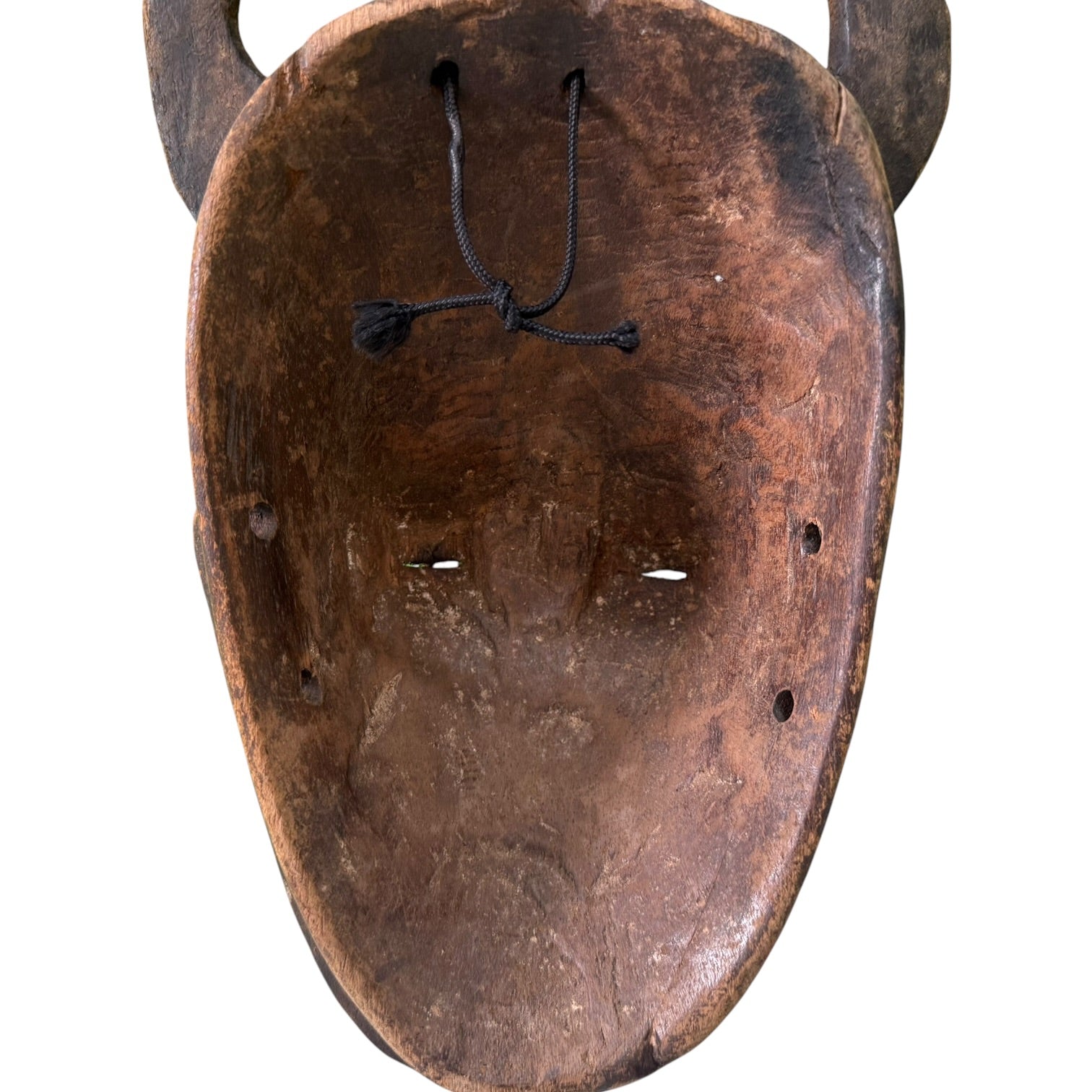 Pareja de máscaras tribales Guro Africanas vintage