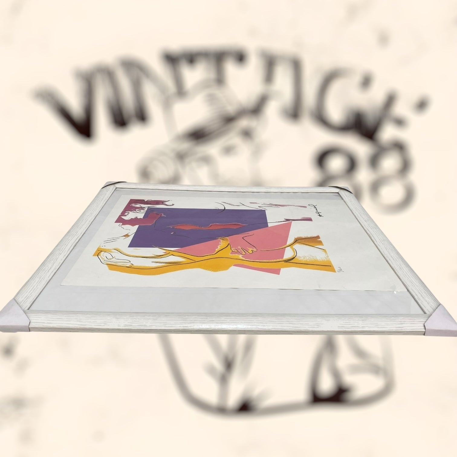 Litografía Love de Andy Warholl con certificado de autenticidad