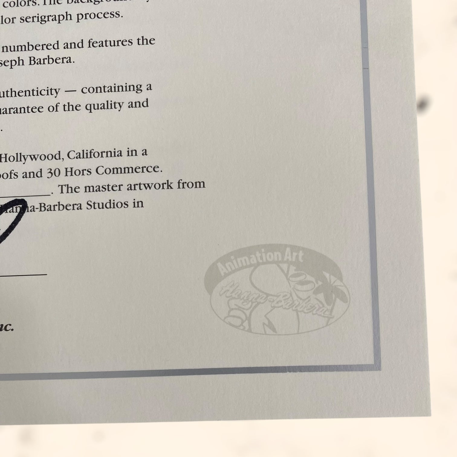 Sericel de Los Supersónicos original con certificado de autenticidad