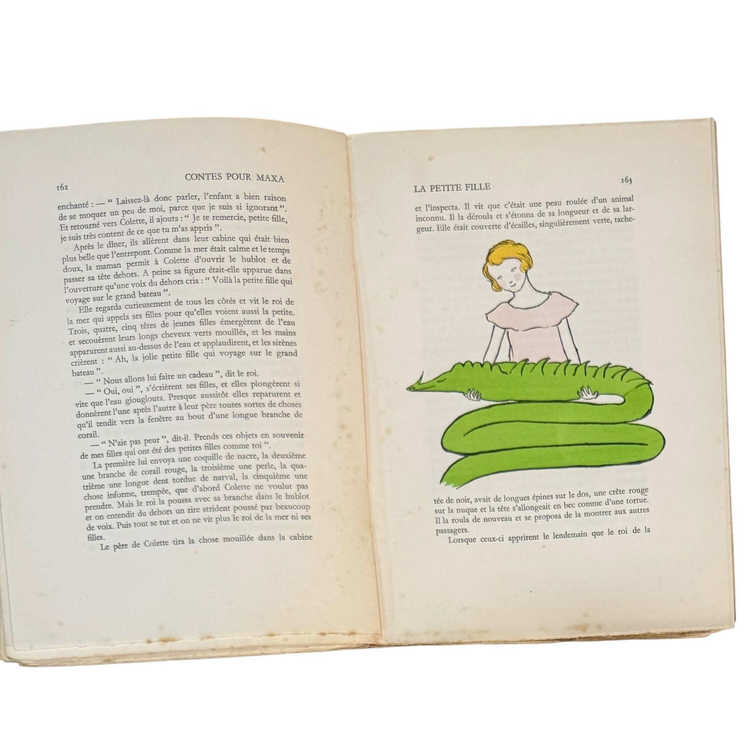 Libro Contes pour Maxa del año 1929