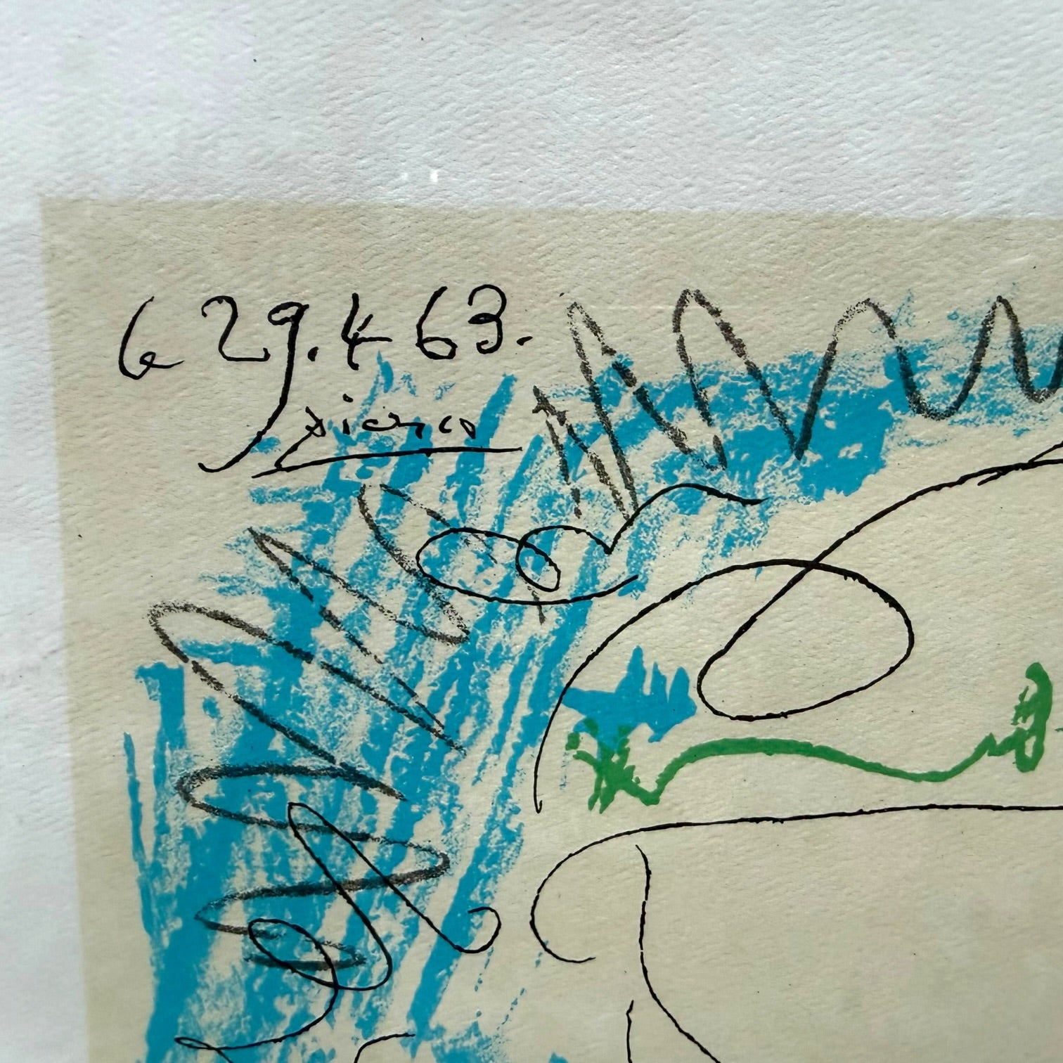 Litografía Maternidad de Pablo Picasso