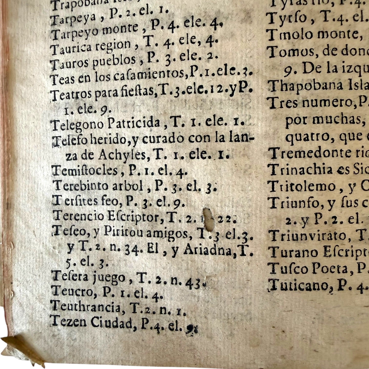 Libro Comento de P. Ovidio Nasón a los libros de Tristes y Ponto de 1733