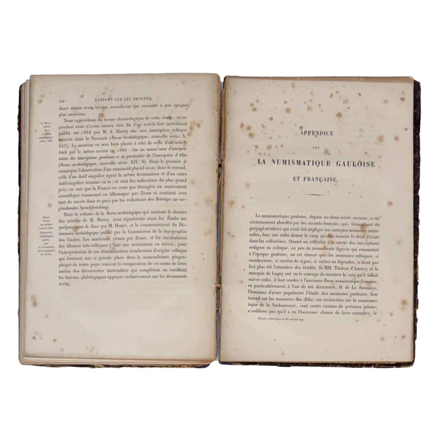 Libro Recueil de Rapports Francés de 1868