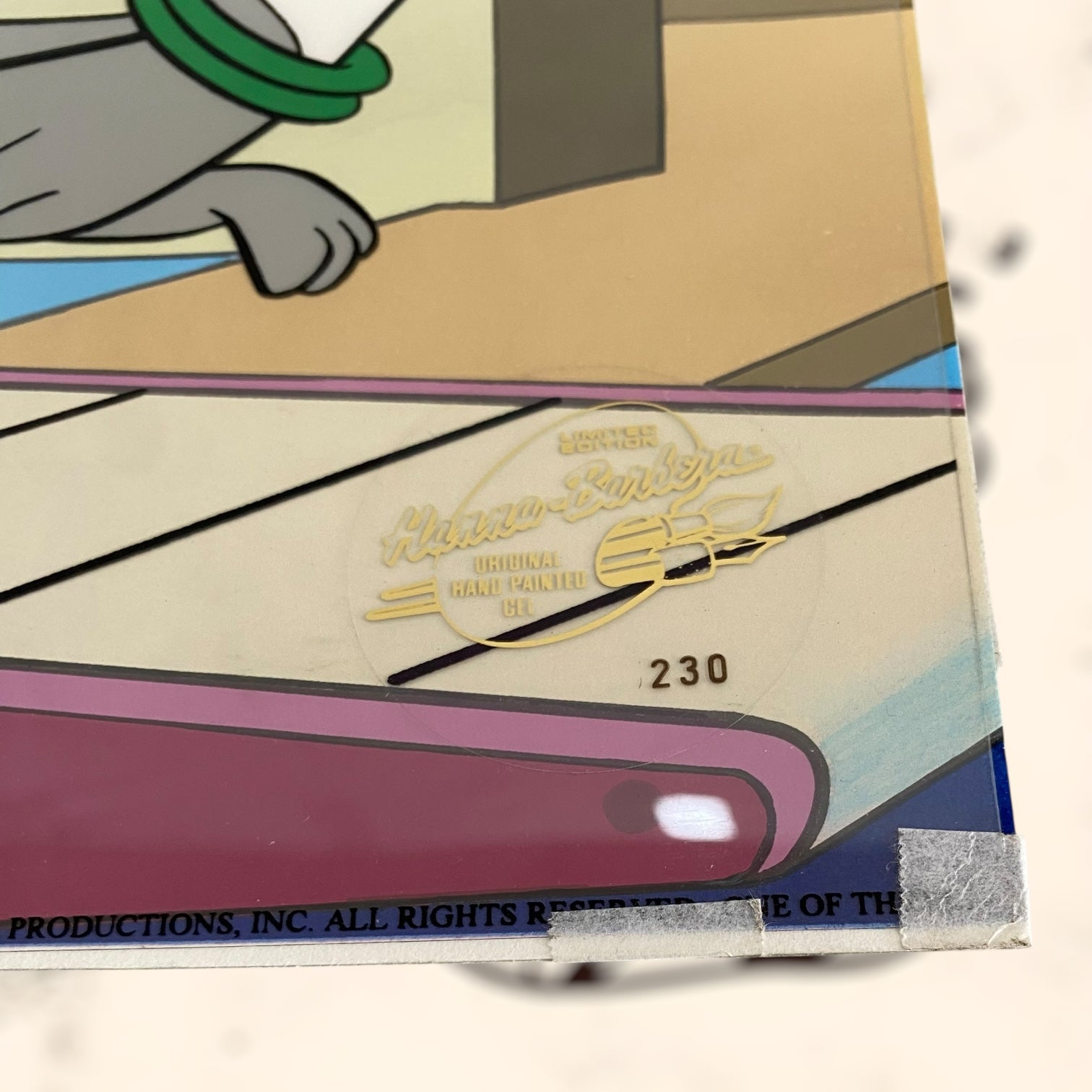 Sericel de Los Supersónicos original con certificado de autenticidad