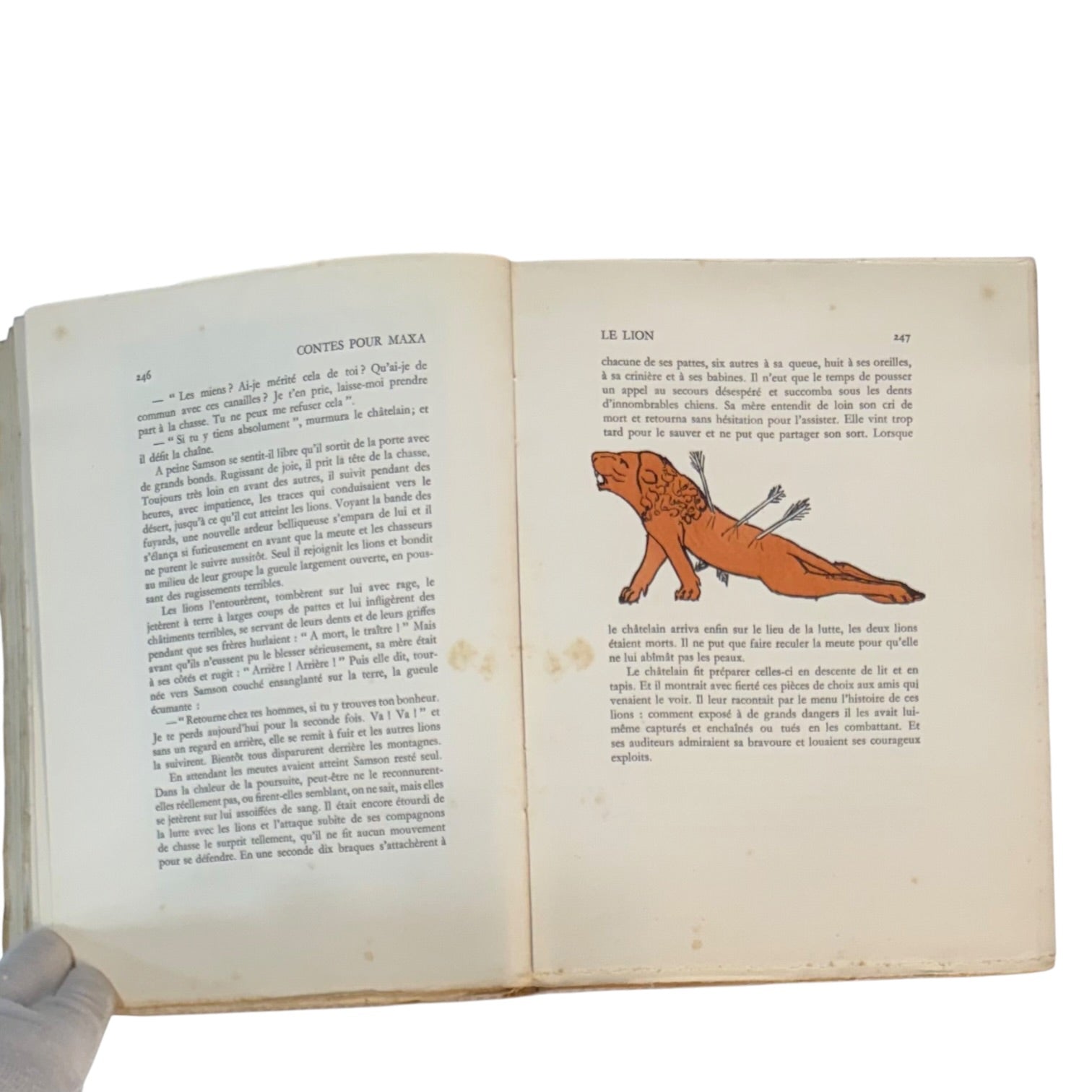Libro Contes pour Maxa del año 1929