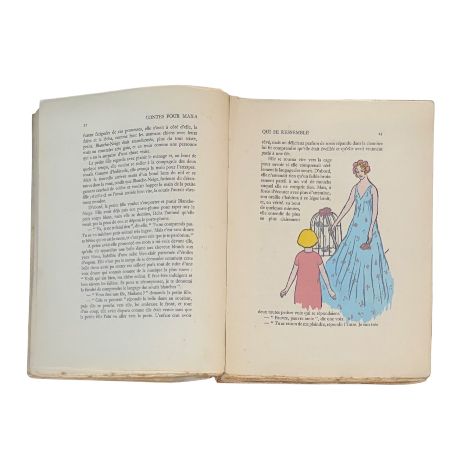Libro Contes pour Maxa del año 1929