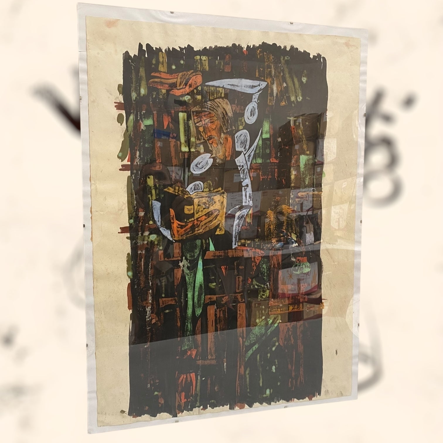 Pintura abstracta de Tino Calabuig