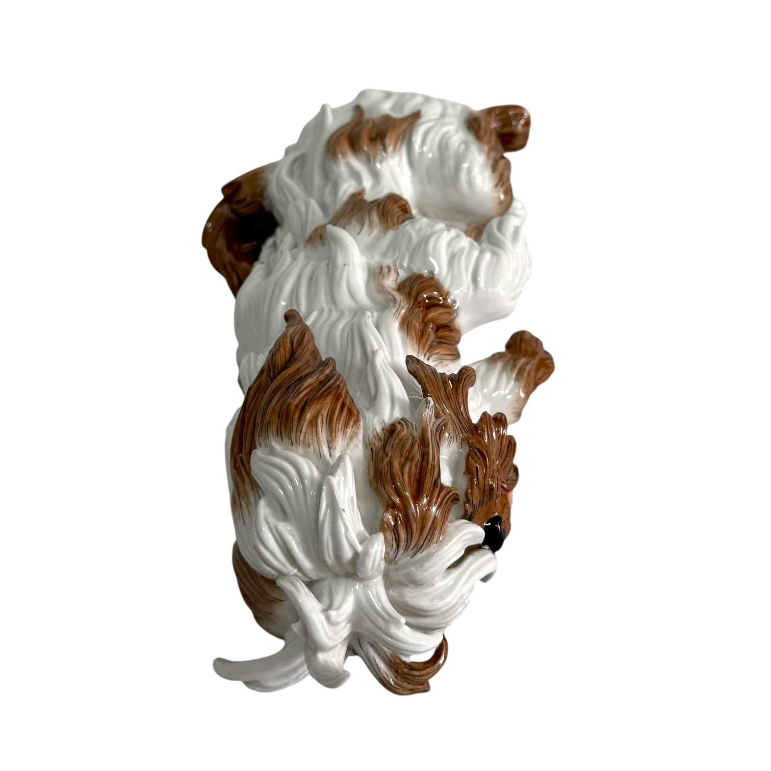 Figura perro Gos D’Atura Catalá de porcelana Algora de gran tamaño