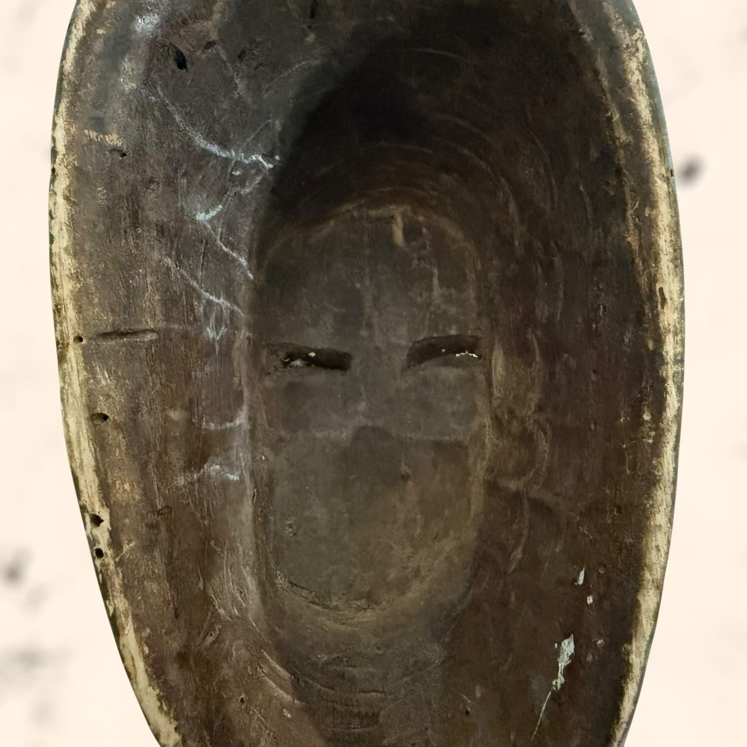 Máscara tribal Kifwebe Africana vintage