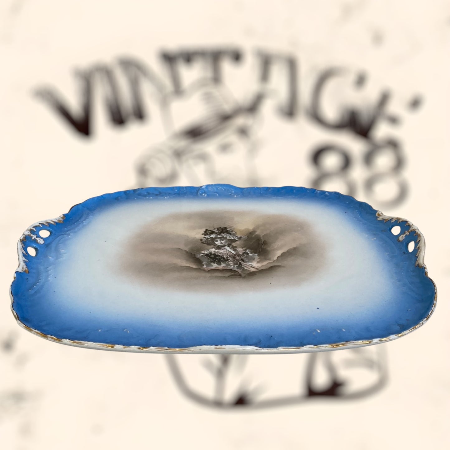 Juego de Té de porcelana Limoges (Albert Pillivuyt) S. XIX