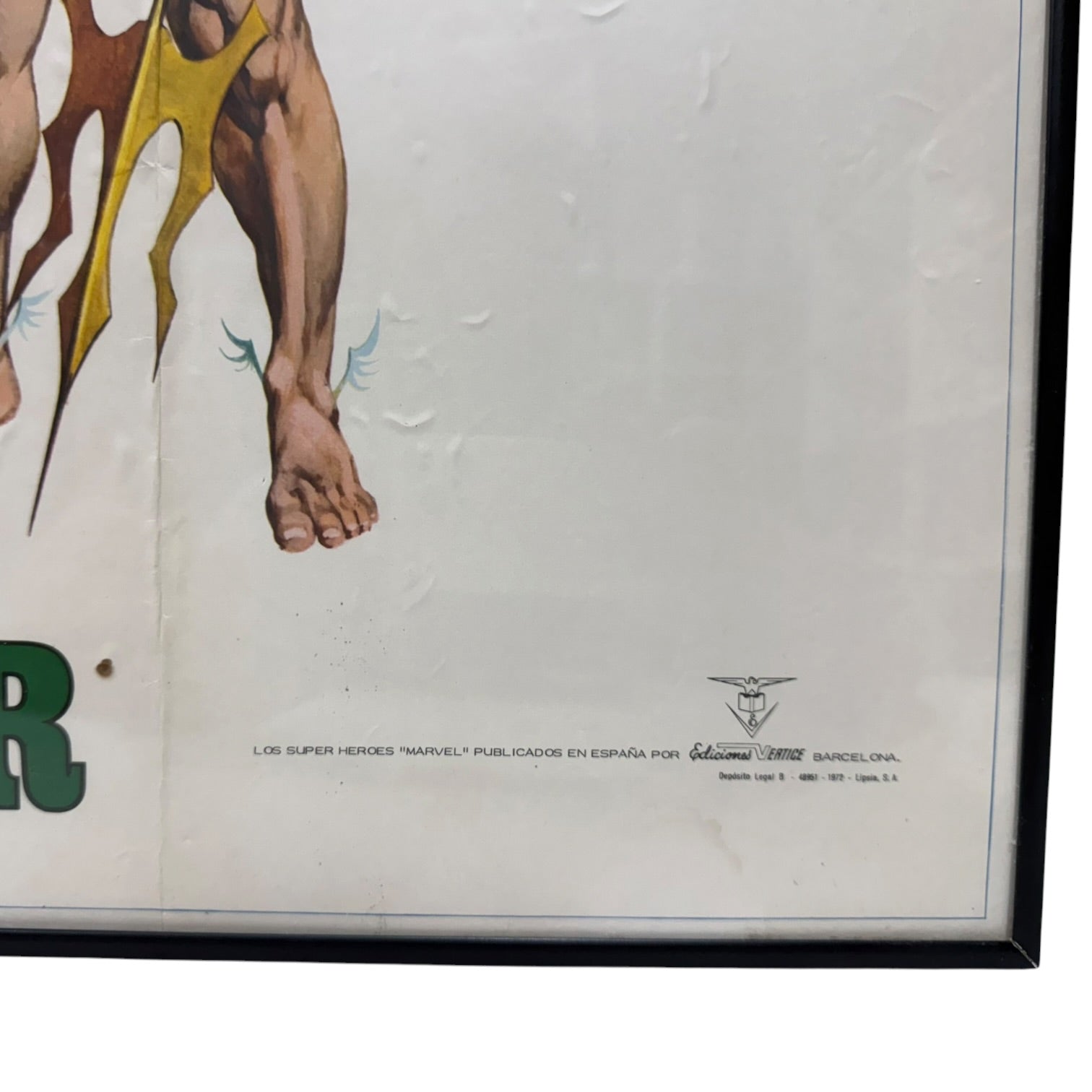 Póster del personaje Namor de Marvel de Rafael López Espí 1972