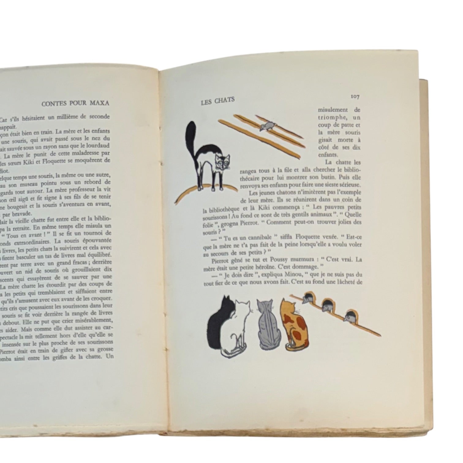 Libro Contes pour Maxa del año 1929