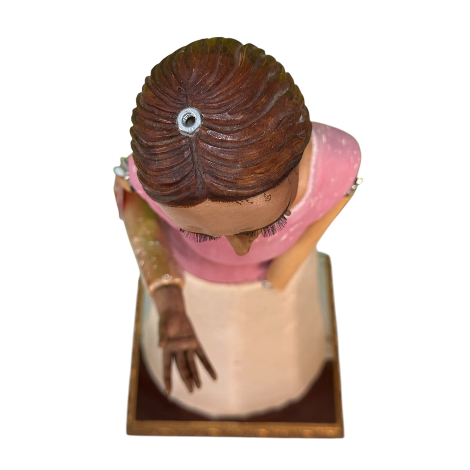 Virgen de vestir policromada de E. G. Francés de gran tamaño