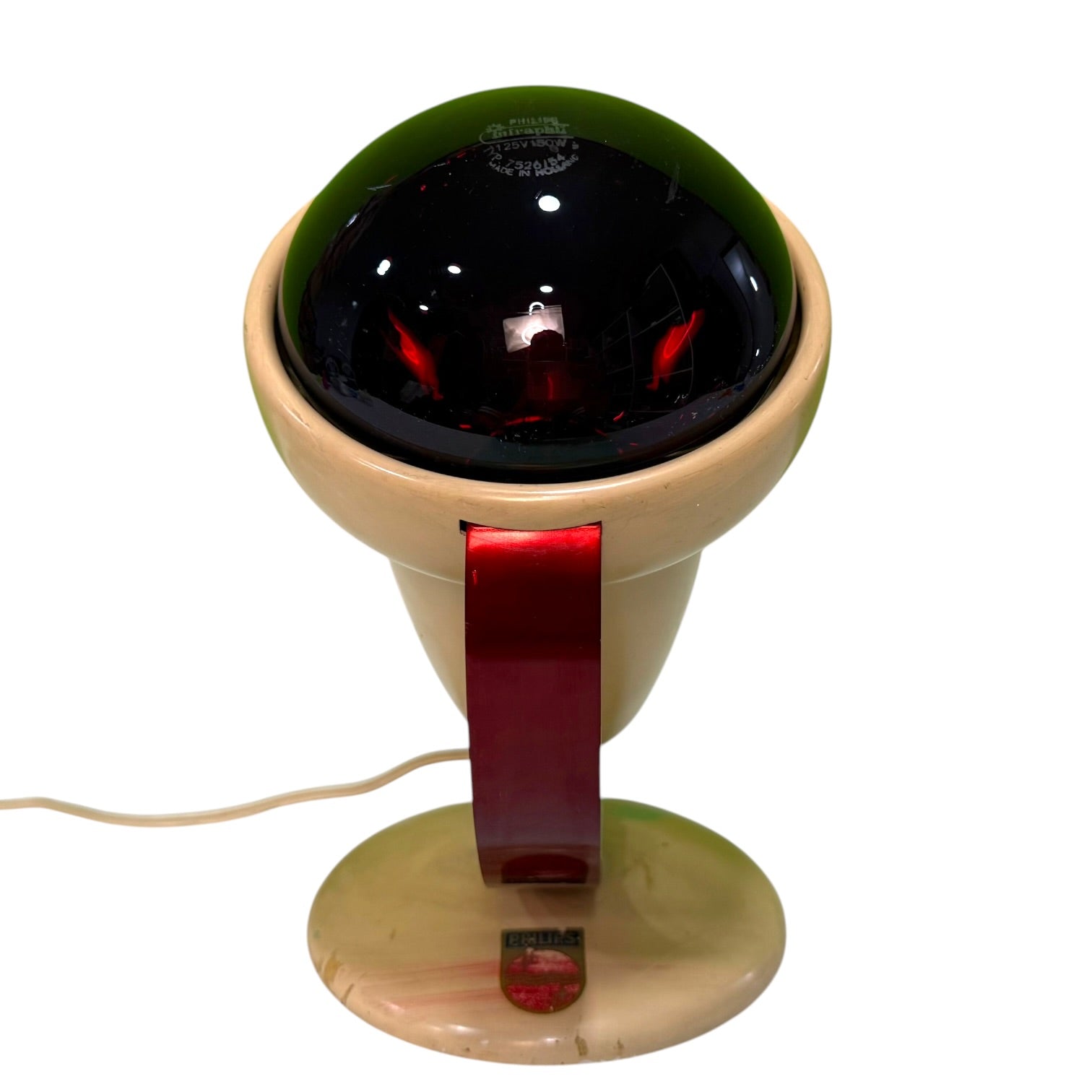 Lámpara de calor Philips Infraphil diseñada por Charlotte Perriand vintage