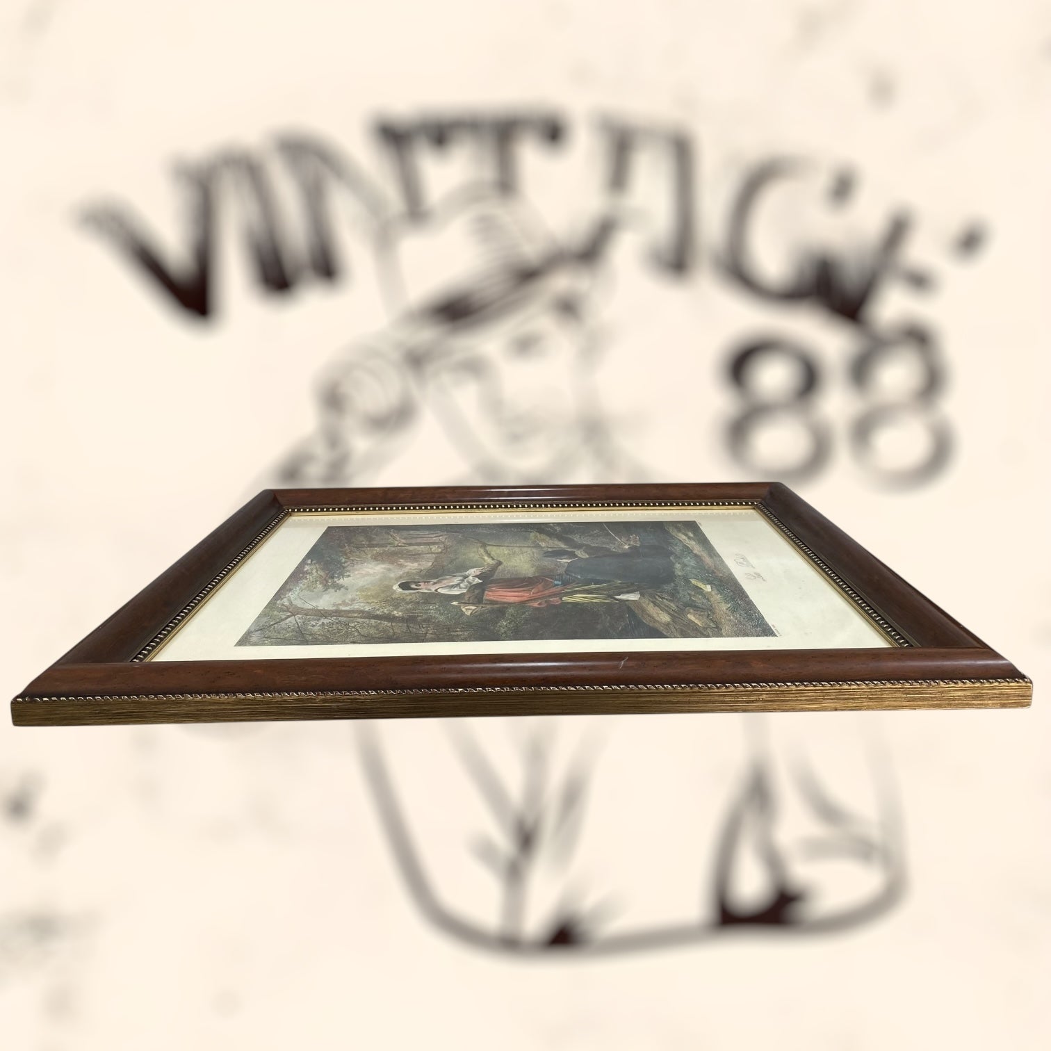 Grabado de la obra La Pêche de Edmond Rudaux