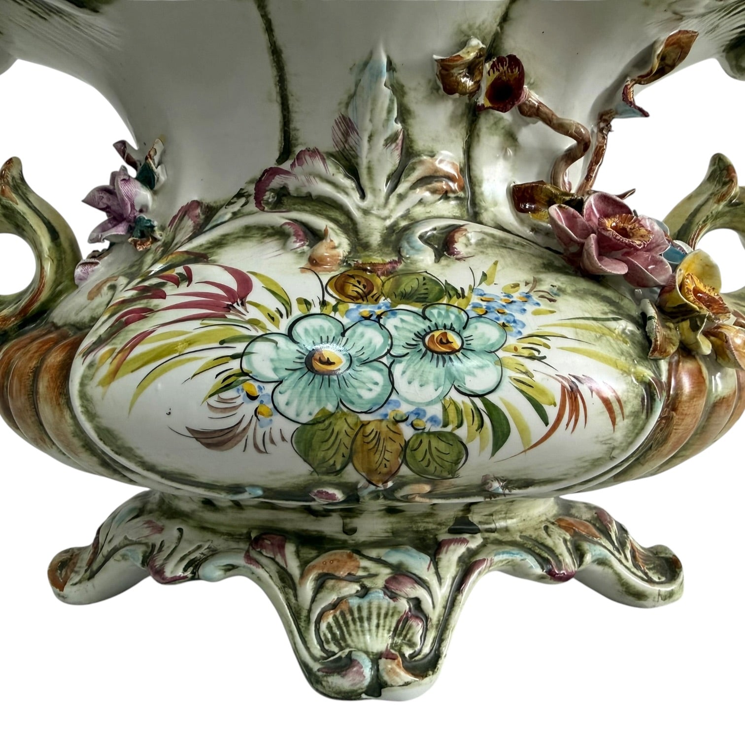 Sopera de cerámica Italiana Capodimonti vintage