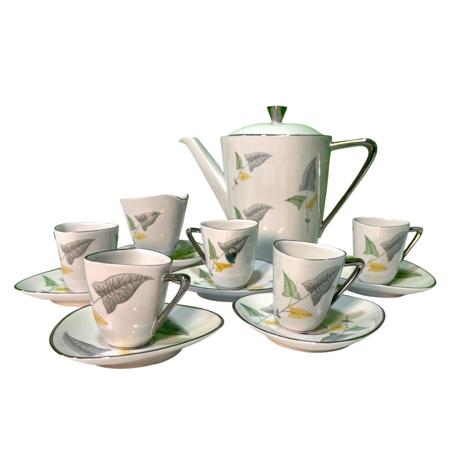 Juego de té de porcelana Limoges Francesa vintage