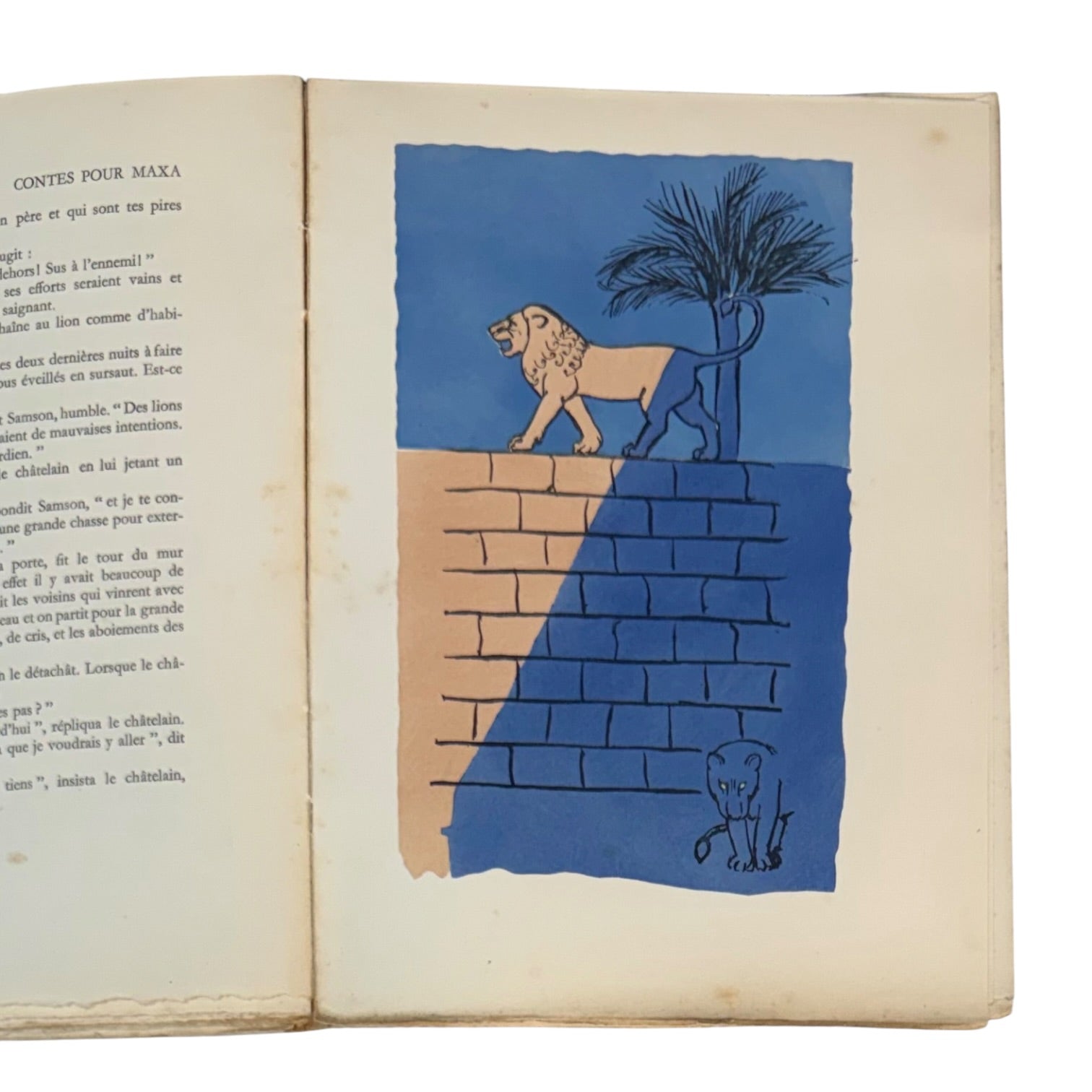 Libro Contes pour Maxa del año 1929