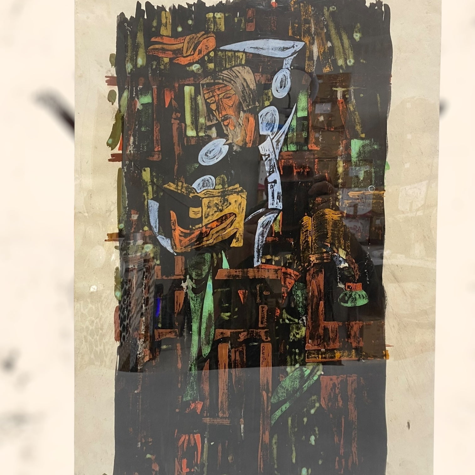 Pintura abstracta de Tino Calabuig