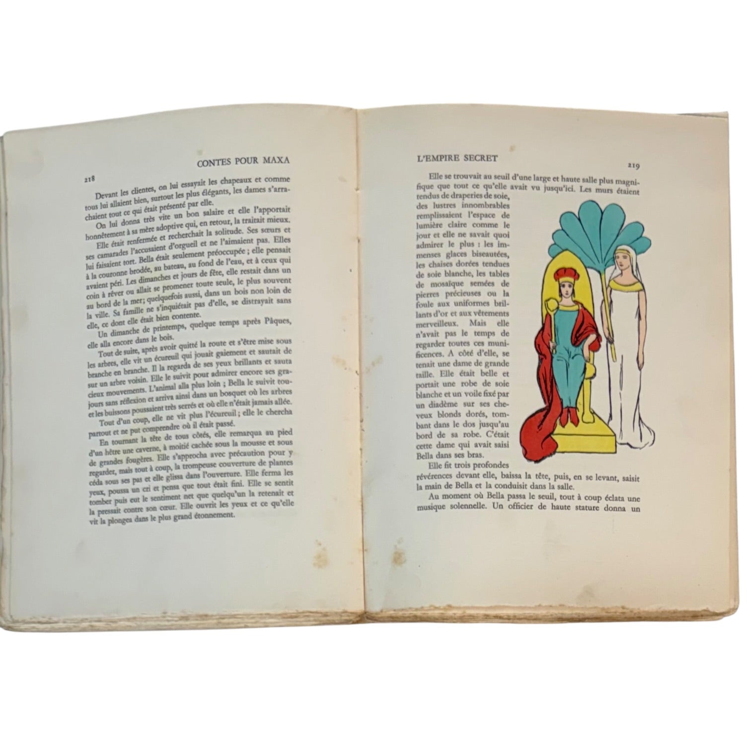 Libro Contes pour Maxa del año 1929