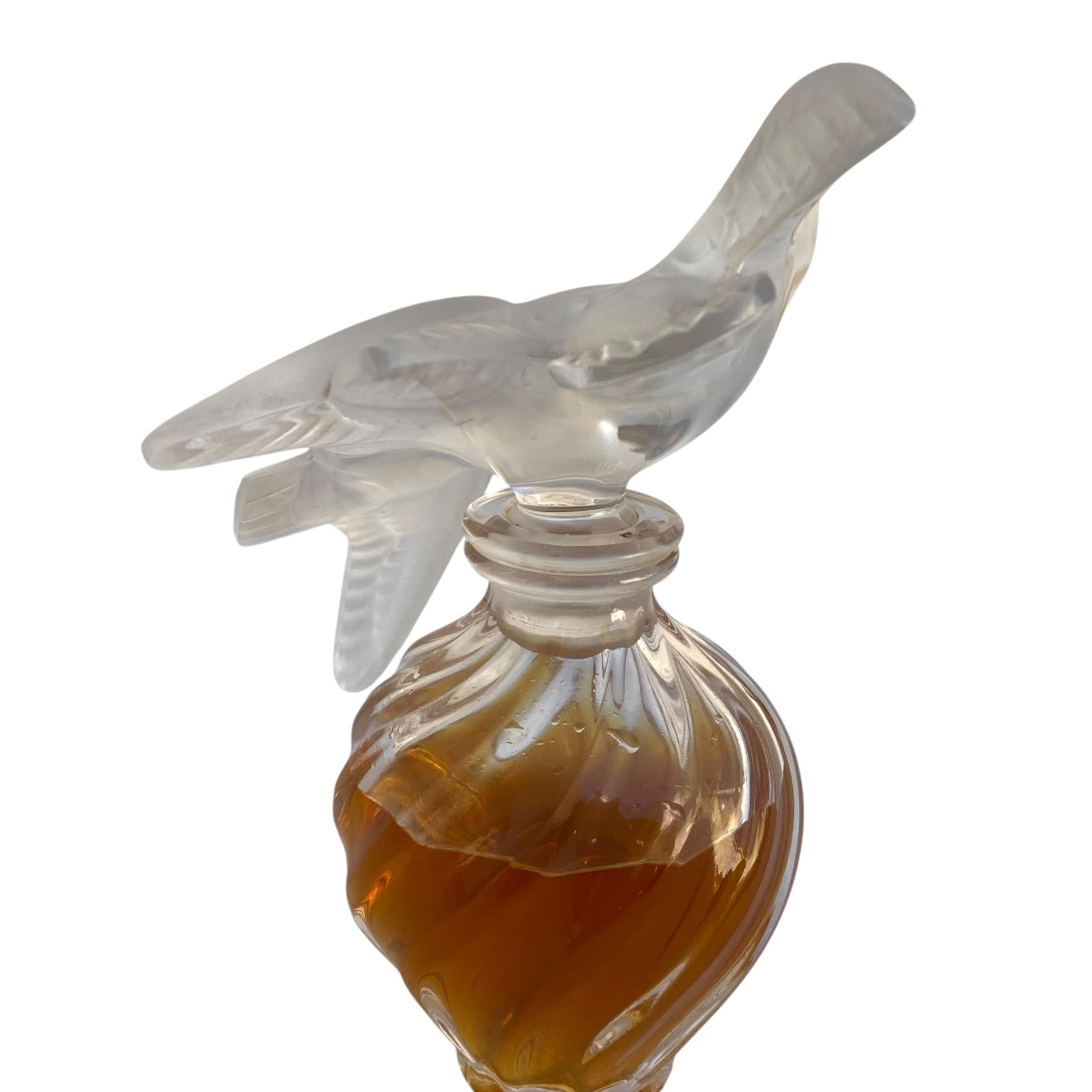 Frasco de perfume L’ Air Temp de Nina Ricci diseñado por Marc Lalique de 1948